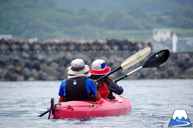 真夏の北海道・小樽塩谷 シーカヤックで目指せ『青の洞窟』！